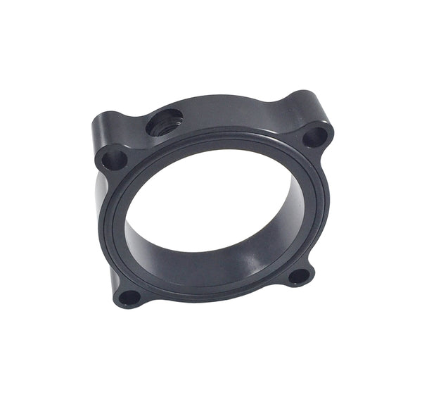 Torque Solution Throttle Body Spacer (Black): Audi / Volkswagen 2.0T FSI SI - TS-TBS-030B for 2005-2015 Audi A4