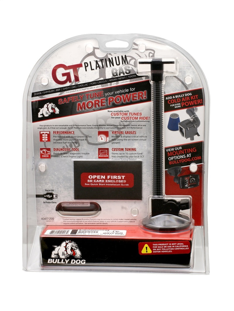 Bully Dog Triple Dog Platinum GT Gas Tuner and Gauge - 40417