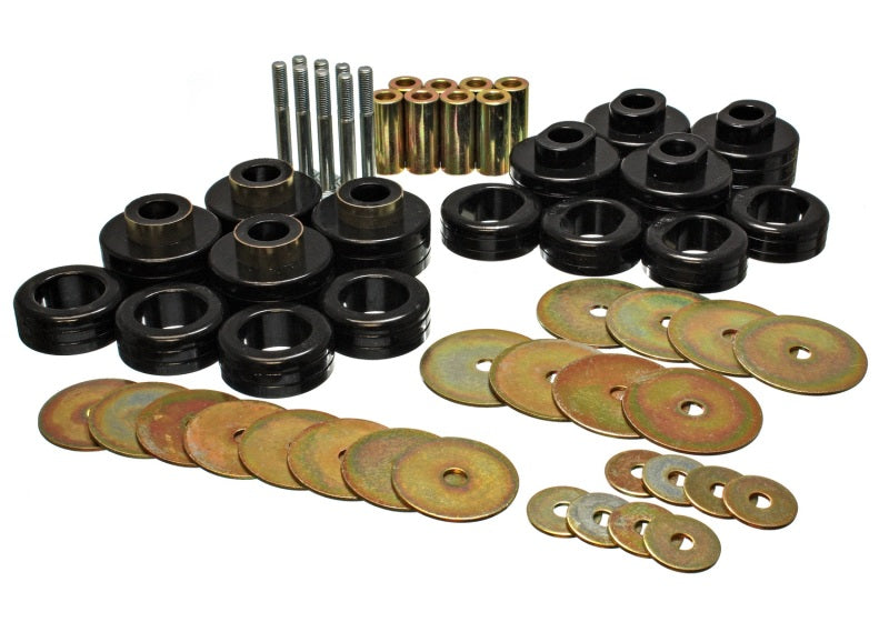 Energy Suspension Cab Mount Set - Club Cab - Black - 5.4115G for 2003-2005 Dodge Ram 2500 - front view