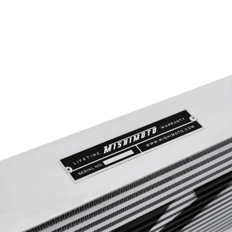 Mishimoto Universal Silver R Line Intercooler Overall Size: 31x12x4 Core Size: 24x12x4 Inlet / Outle - MMINT-UR