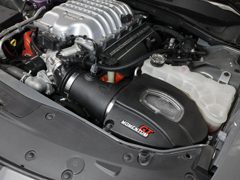aFe Momentum GT Pro DRY S Air Intake System, 17-20 Dodge Challenger / Charger SRT Hellcat - 50-72205D
