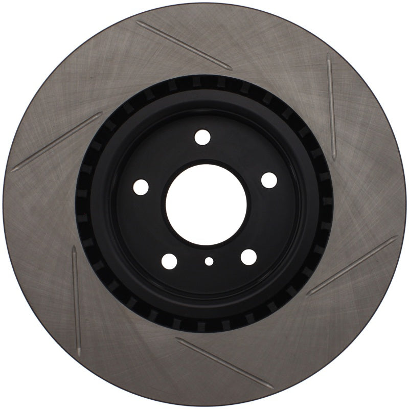 StopTech Power Slot 03-07 350z/ 03-04 G35 w/ Brembo SportStop Slotted Front Right Rotor - 126.42076SR