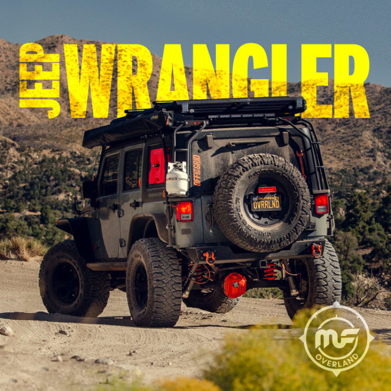 MagnaFlow 12-18 Jeep Wrangler 2.5in Overland Series Cat-Back Exhaust - 19539