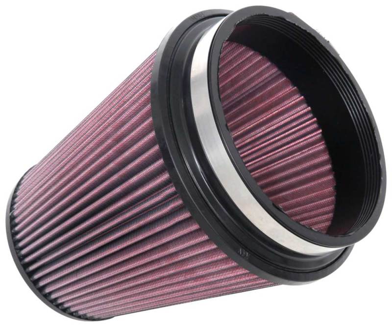 K&amp;N Universal Clamp-On Air Filter 6in FLG / 7-1/2in B / 5in T / 8in H - RU-1044
