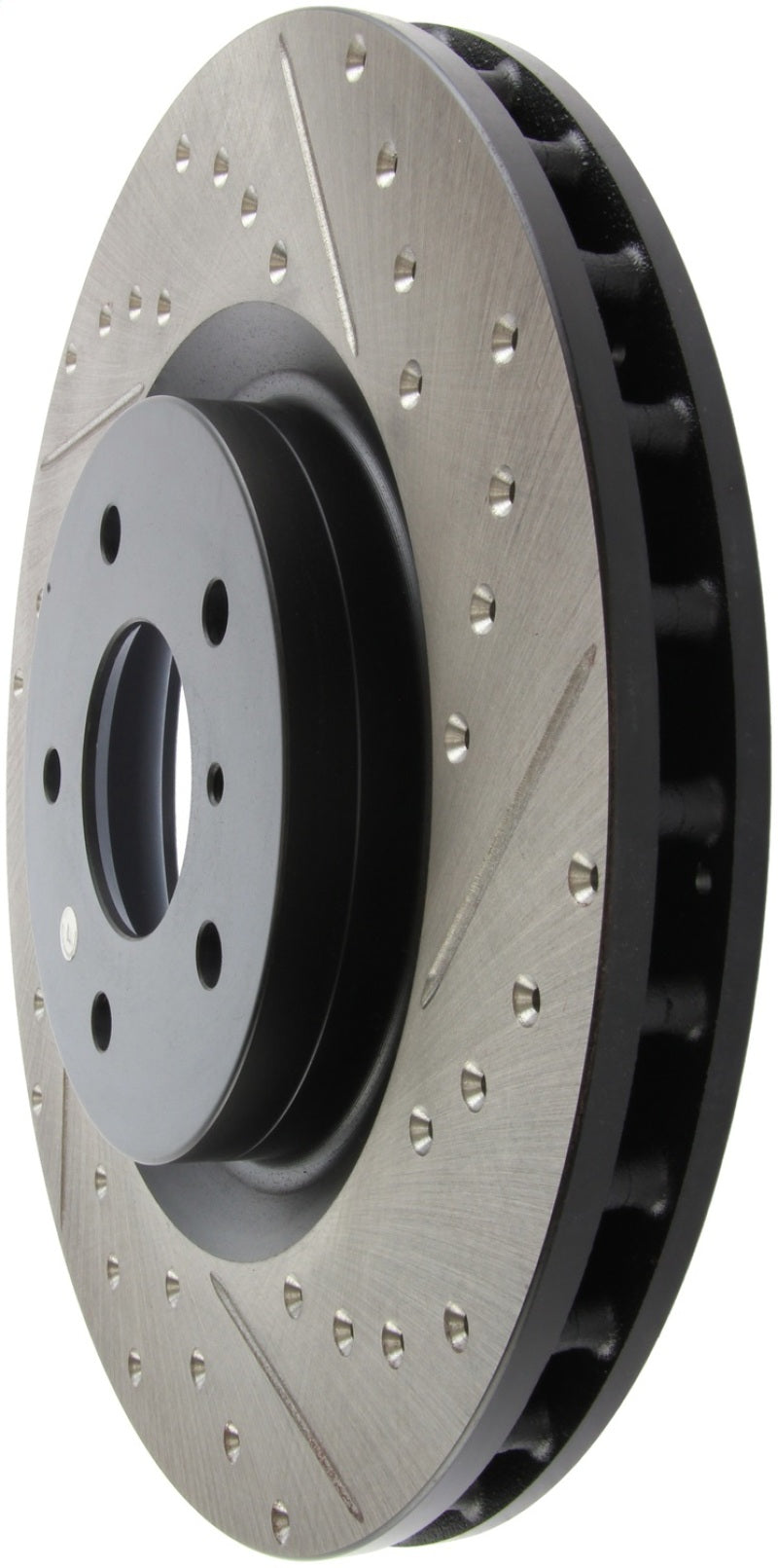 StopTech Slotted &amp; Drilled Sport Brake Rotor - 127.42076L