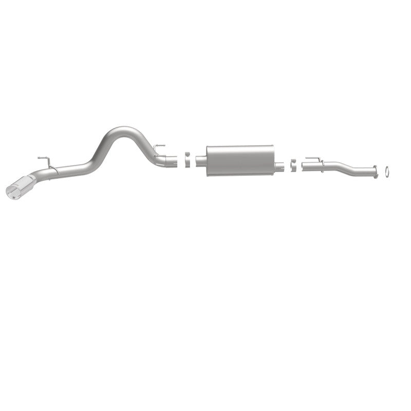 MagnaFlow Cat-Back 2016 Toyota Tacoma 3.5L V6 SS 3in Single Pass Side Exit Rear 4in Tip - 19291