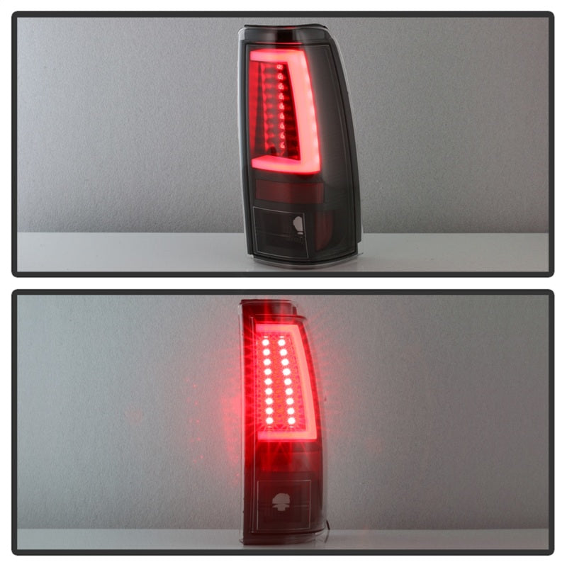 Spyder 03-06 Chevy Silverado - (Does Not Fit Stepside) LED Tail Lights - All Black ALT-YD-CS03V2-LED - 5085849