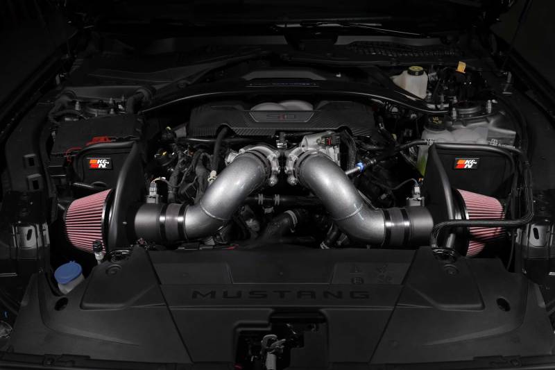 K&amp;N 2024+ Ford Mustang V8 5.0L Typhoon Performance Air Intake System - 69-3541TC