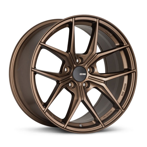 Enkei TSR-X 18x8.5 38mm Offset 5x114.3 ZP 72.6mm Bore Gloss Bronze Wheel - 529-885-6538ZP by Enkei
