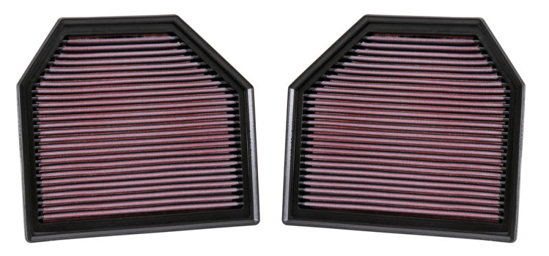 K&N Replacement Air Filter for 11-14 BMW M5/M6 4.4L V8 / 2015 M4/M3 3.0L I6  (2 per box) - 33-2488