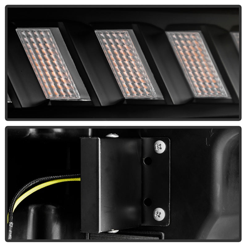 Spyder 19-22 Dodge Ram 2500/3500 (Halogen Model Only) Proj. Headlights (PRO-YD-DR19HDHALAP-SEQ-BK) - 5088604