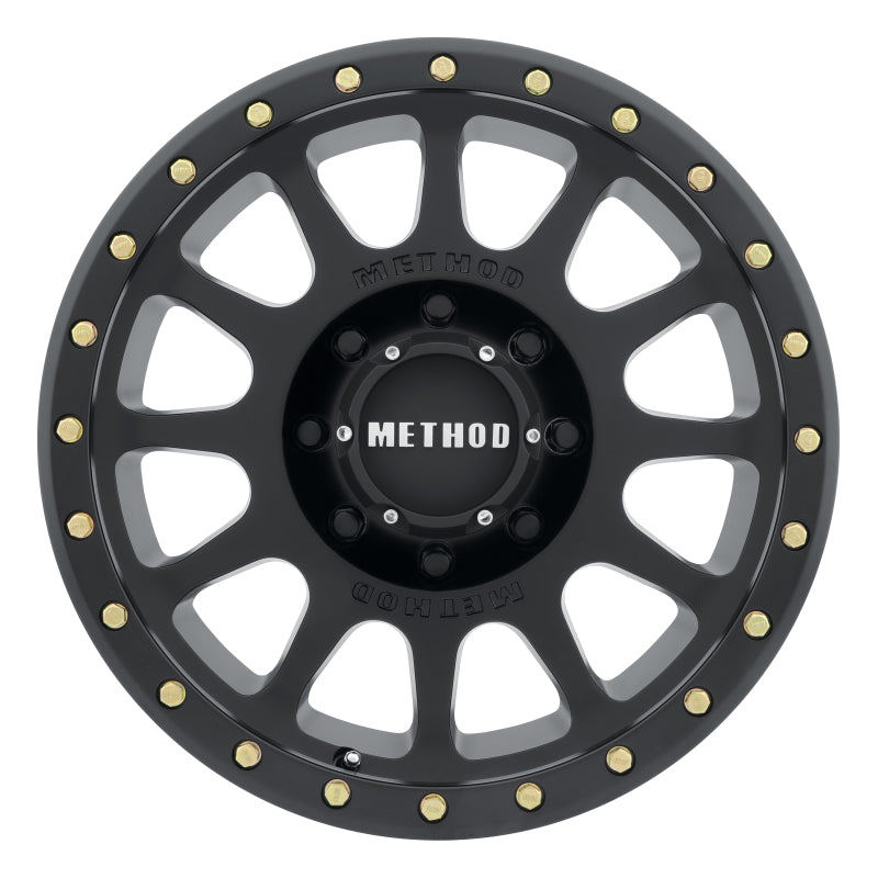 Method MR305 NV 20x9 +18mm Offset 8x6.5 130.81mm CB Matte Black Wheel - MR30529080518