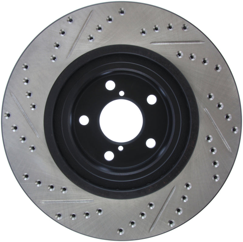 StopTech Slotted &amp; Drilled Sport Brake Rotor - 127.47021L