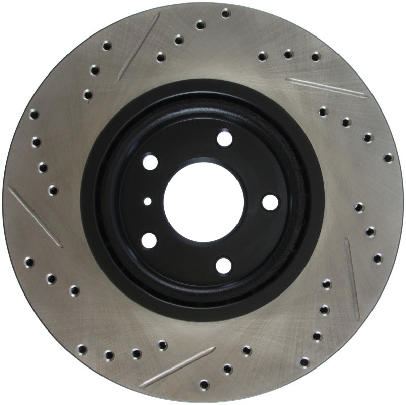 StopTech 06-07 350Z / 05-07 G35 exp Sport/ 06-07 G35X SportStop Slotted &amp; Drilled Front Left Rotor - 127.42080L
