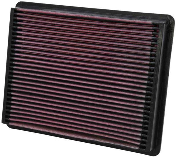 K&N 02-09 Cadillac / 99-09 Chevy/GMC PickUp Drop In Air Filter - 33-2135 for 1999-2019 Chevrolet Silverado 2500 - front view