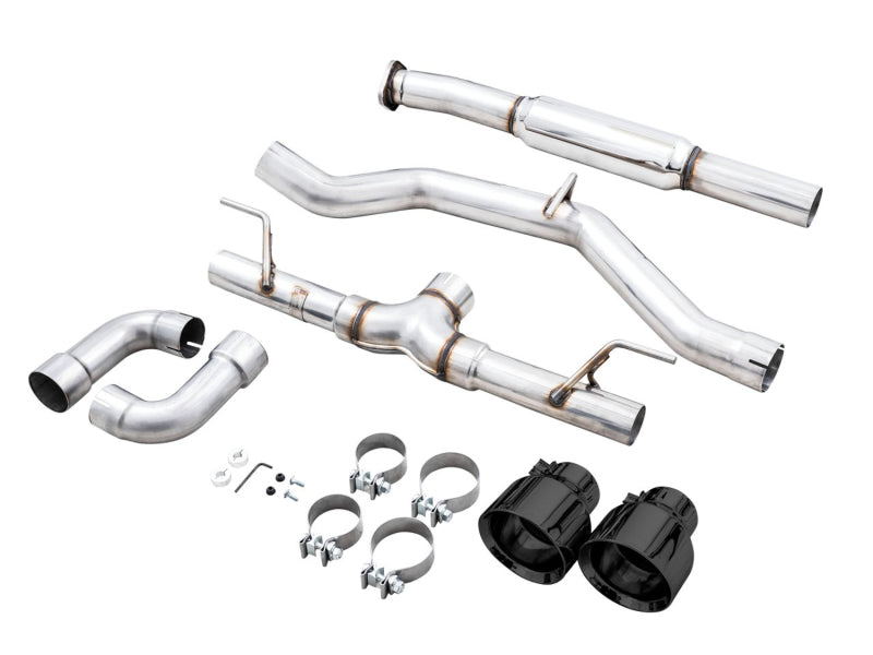 AWE Subaru BRZ / Toyota GR86 / Toyota 86 Track Edition Cat-Back Exhaust- Diamond Black Tips - 3020-33279