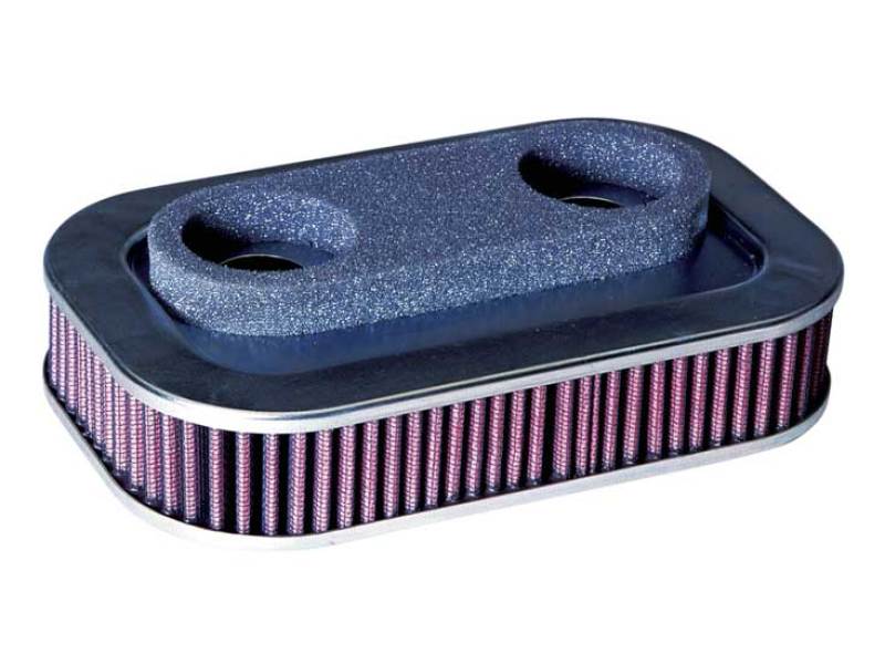 K&N 88-03 Harley Davidson Sportster Replacement Air Filter - HD-1388 for 1988-2003 Harley Davidson XLH883 - front view