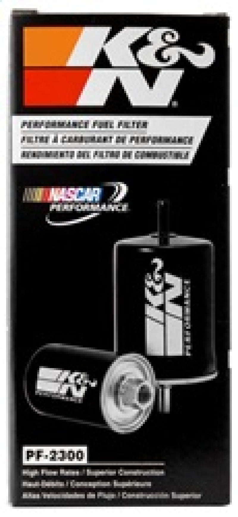 K&amp;N Cellulose Media Fuel Filter 3in OD x 6.938in L - PF-2300