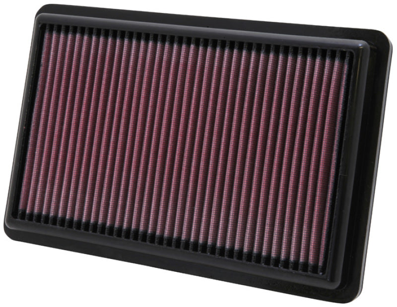 K&N 10-11 Acura MDX/ZDX 3.7L Drop In Air Filter - 33-2454 for 2010-2014 Acura MDX - front view