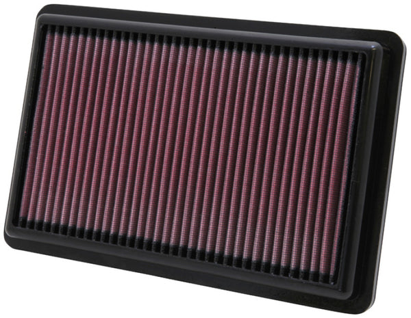 K&N 10-11 Acura MDX/ZDX 3.7L Drop In Air Filter - 33-2454 for 2010-2014 Acura MDX - front view
