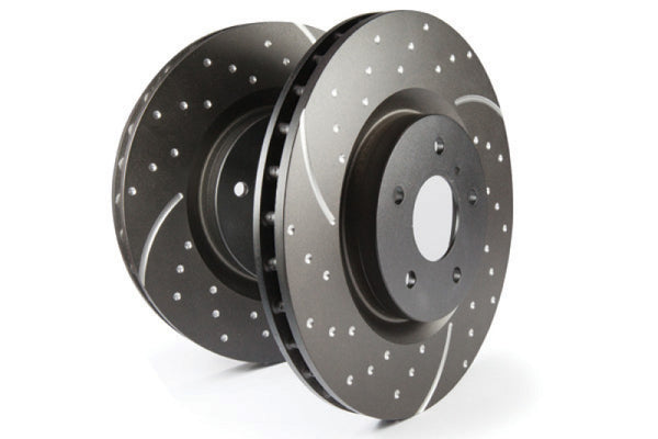 EBC 03-09 Toyota 4 Runner 4.0 GD Sport Front Rotors - GD7237 for 2005-2023 Toyota Tacoma - front view