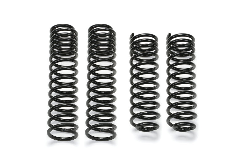 Fabtech 07-18 Jeep JK 4WD 4-Door 5in Front &amp; Rear Long Travel Coil Spring Kit - FTS24154