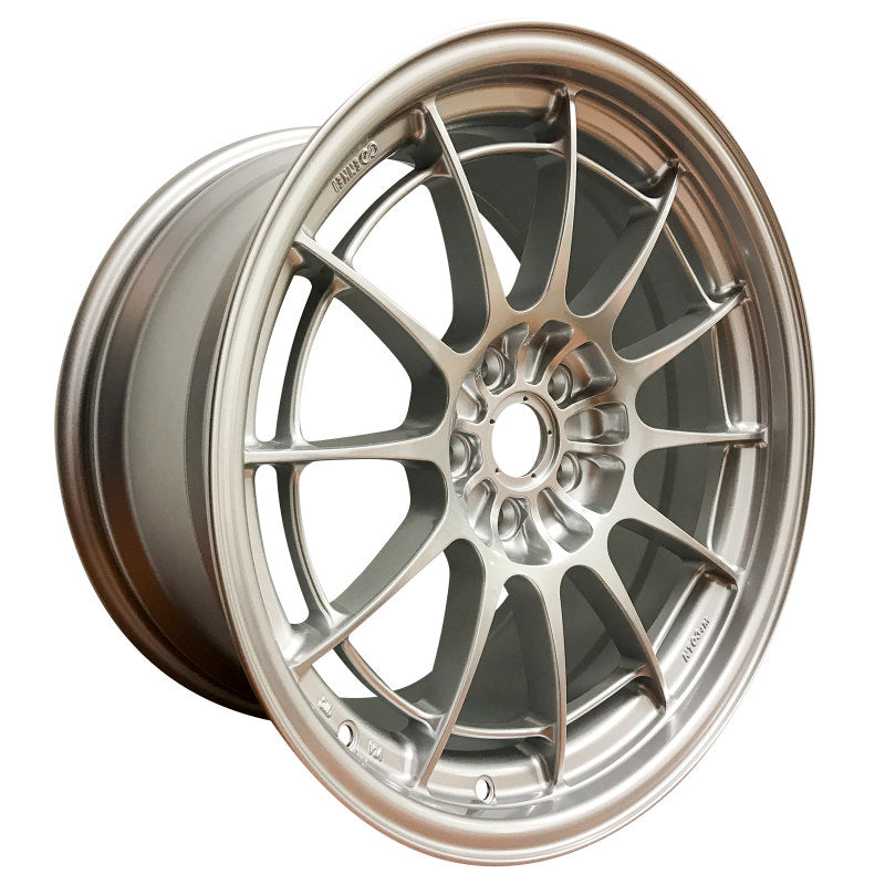 Enkei NT03+M 18x9.5 5x108 40mm Offset 72.6mm Bore F1 Silver Wheel - 3658953140SP
