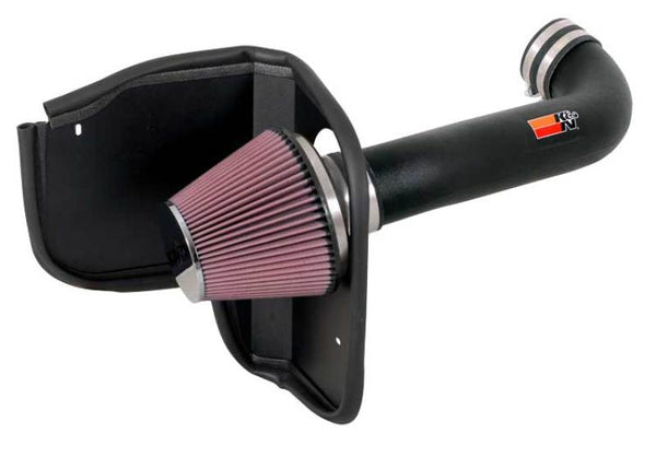 K&N 05-07 Jeep Grank Cherokee V8-5.7L Performance Intake Kit - 57-1549 for 2005-2010 Jeep Grand Cherokee - front view