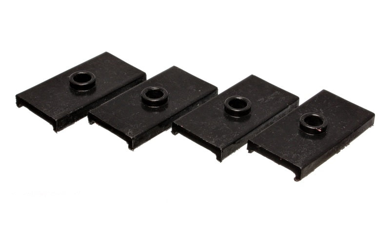 Energy Suspension 62-80 MG MGB Black Rear Leaf Spring Pad Set - 10.6102G for 1963-1980 MG MGB - front view