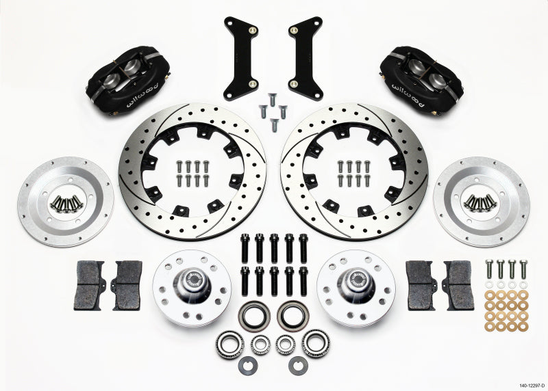 Wilwood Forged Dynalite Front Kit 12.19in Drilled 79-87 GM G Body - 140-12297-D for 1982-2002 Chevrolet S10