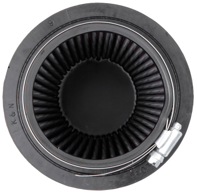 K&N Universal Rubber Filter Round Tprd 3.313in Flange ID x 4.75in Base OD x 3.5in Top OD x 6.5in H - RU-2710