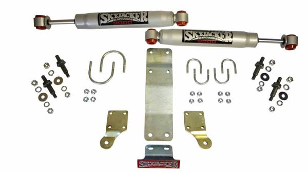 Skyjacker 2007-2017 Jeep Wrangler (JK/JKU) (Use w/ JK717TR) Dual Steering Damper Kit w/ 9000 Series - 9206 for 2007-2018 Jeep