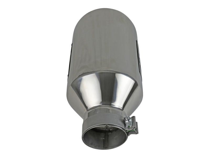 aFe Power MACH Force-Xp 304 Stainless Steel Clamp-on Exhaust Tip - Polished - 49T40801-P15