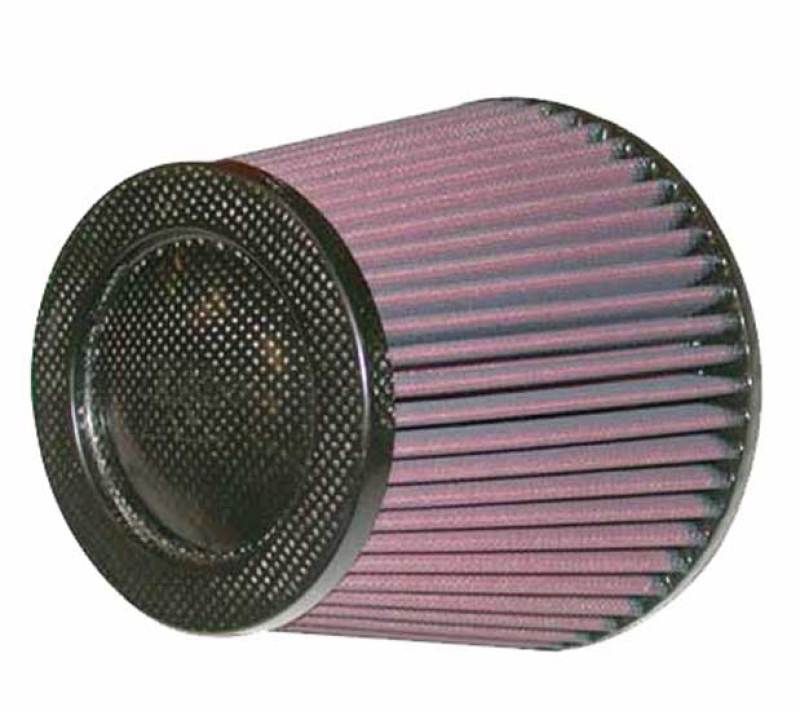 K&amp;N Cone Filter 5in ID 6.5in base 4.5in top 5.625in height carbon fiber look - RP-5113