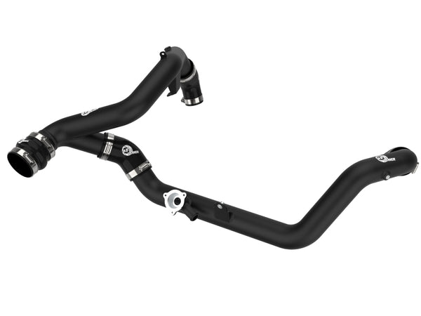 aFe Bladerunner 2-1/4 IN Aluminum Hot Charge Pipe Black 20-23 Ford Explorer/Explorer ST - Black - 46-20658-B for 2020-2024 Fo