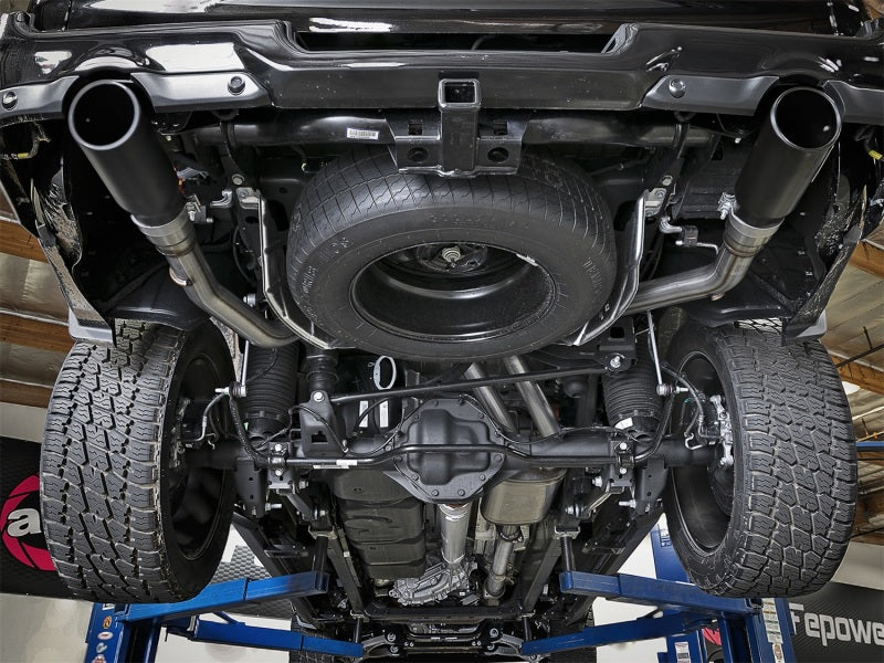 aFe MACH Force-Xp 3in 409 SS Cat-Back Exhaust 2019 RAM 1500 V8-5.7L w/ Black Tip - 49-42059-B