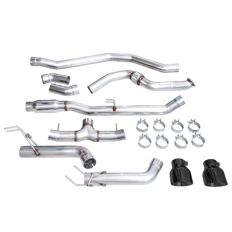 AWE Tuning 22+ Honda Civic Si/Acura Integra Track Edition Catback Exhaust - Dual Diamond Black Tips - 3020-33331