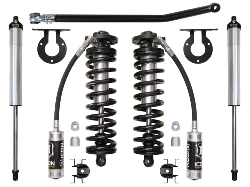 ICON 05-16 Ford F-250/F-350 2.5-3in Stage 2 Coilover Conversion System - K63102 for 2005-2016 Ford F 250 - front view
