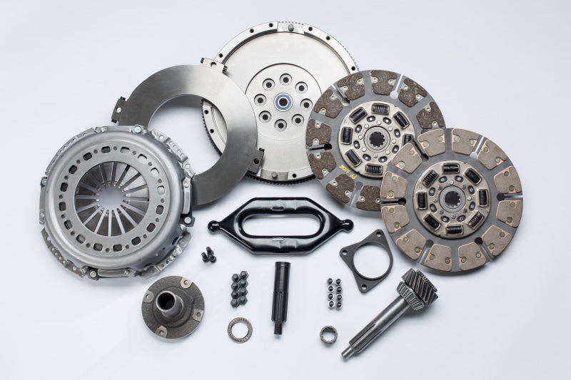 South Bend Clutch 94-03 Dodge 5.9L NV4500 Street Dual Disc Clutch Kit w/ Input Shaft - SDD3250-5K for 1994-2004 Dodge Ram 250