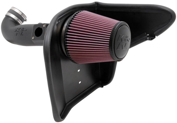K&N 10 Chevy Camaro 3.6L V6 Aircharger Performance Intake - 63-3075 for 2010 Chevrolet Camaro - front view