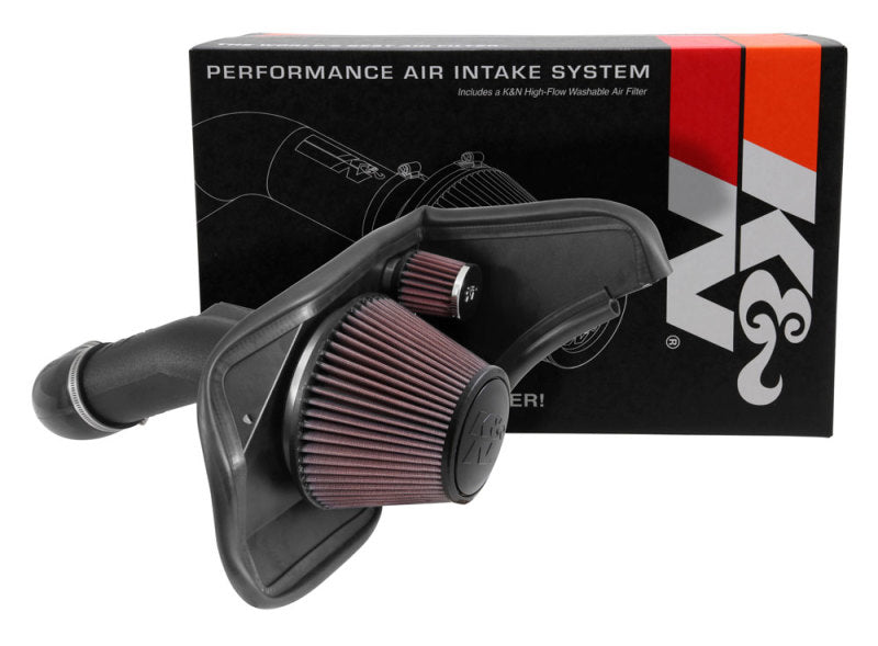 K&N 13-15 Cadillac ATS V6-3.6L F/I Aircharger Performance Intake - 63-3084