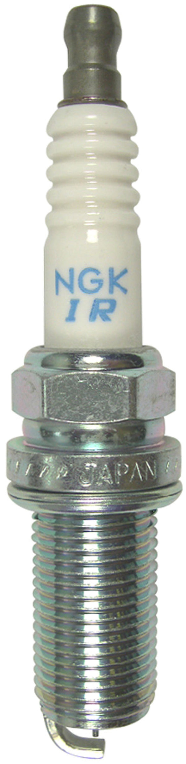 NGK Laser Iridium Evo 9 Stock Heat Spark Plugs Box of 4 (ILFR7H) - 5245 for 2003-2007 Mitsubishi Lancer - front view