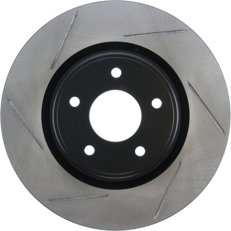 StopTech 13-15 Nissan Pathfinder Slotted Front Right Rotor - 126.42120SR