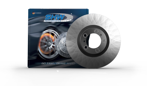 SHW 16-19 Volkswagen GTI 2.0L Rear Smooth Monobloc Brake Rotor (5Q0615601E) - VRX31802 for 2009-2016 Volkswagen CC - front vi