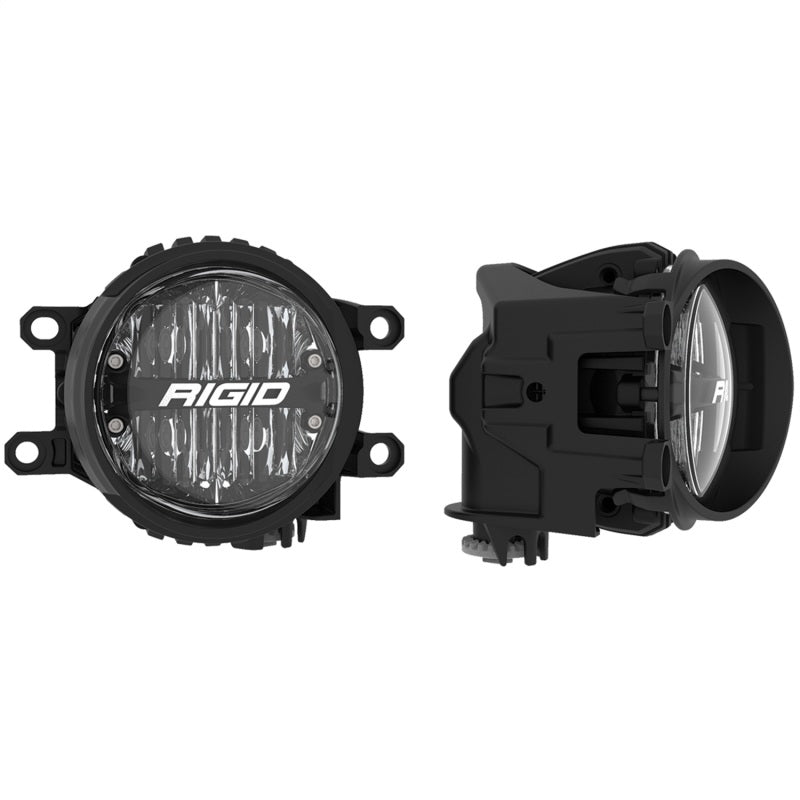 Rigid 14+ Toyota 4Runner/ Tundra &amp; 16+ Tacoma 360-Series 4in LED SAE J583 Fog Lights  - White (Pair) - 37116