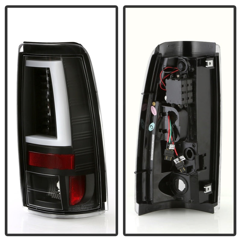 Spyder 03-06 Chevy Silverado - (Does Not Fit Stepside) LED Tail Lights - All Black ALT-YD-CS03V2-LED - 5085849