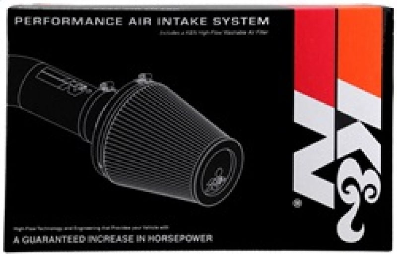 K&N FIPK Chevy/GMC 2500/3500 V8 6.6L Performance Intake Kit - 57-3077 for 2011-2014 Chevrolet Silverado 2500 - angle view
