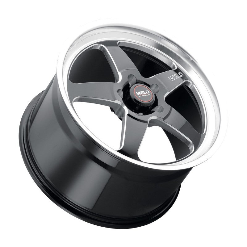Weld S155 17x10 Ventura Drag 5x114.3 ET50 BS7.50 Gloss BLK MIL DIA 78.1 - S15570067P50