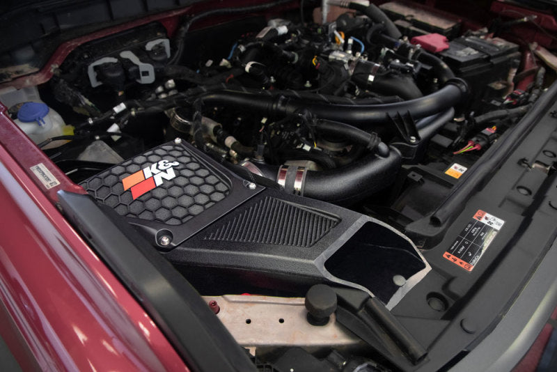 K&amp;N 21-23 Ford Bronco 2.7L V6 F/I Dryflow Performance Air Intake System - 30-2619