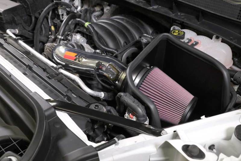 K&N 2019 Chevy Silverado / GMC Sierra 1500 V8-5.3/6.2L Performance Air Intake Kit - 77-3110KP